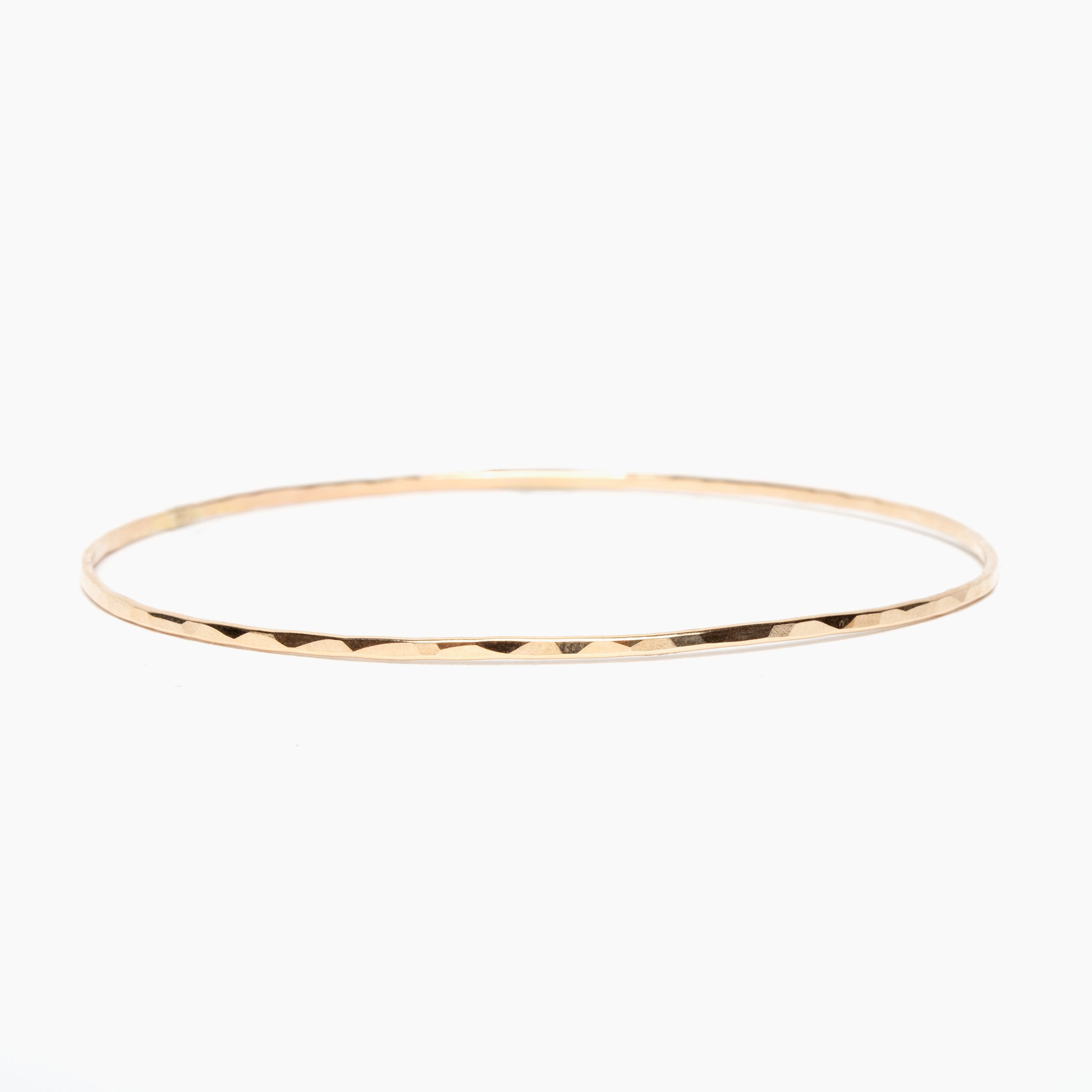 Hammer Textured Bangles