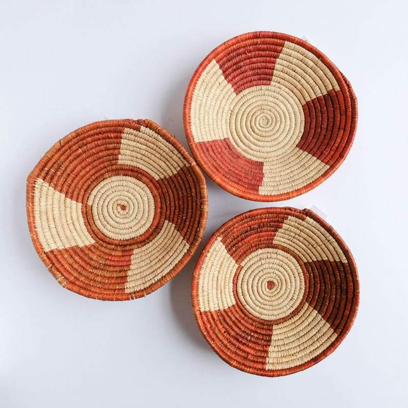 Medium Pakistani Basket with Red