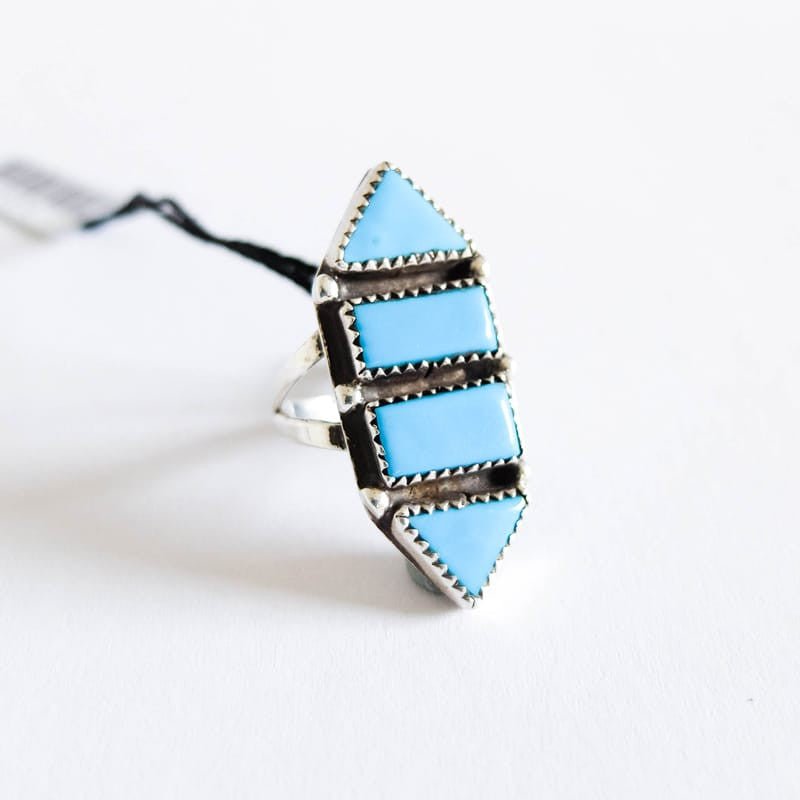 Native American Turquoise Ring (Sizes 9-10)