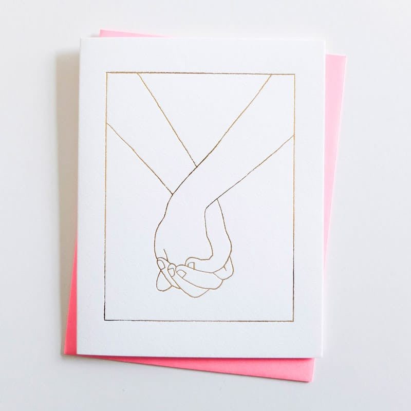 ASHKAHN "Forever" holding hands Love Card