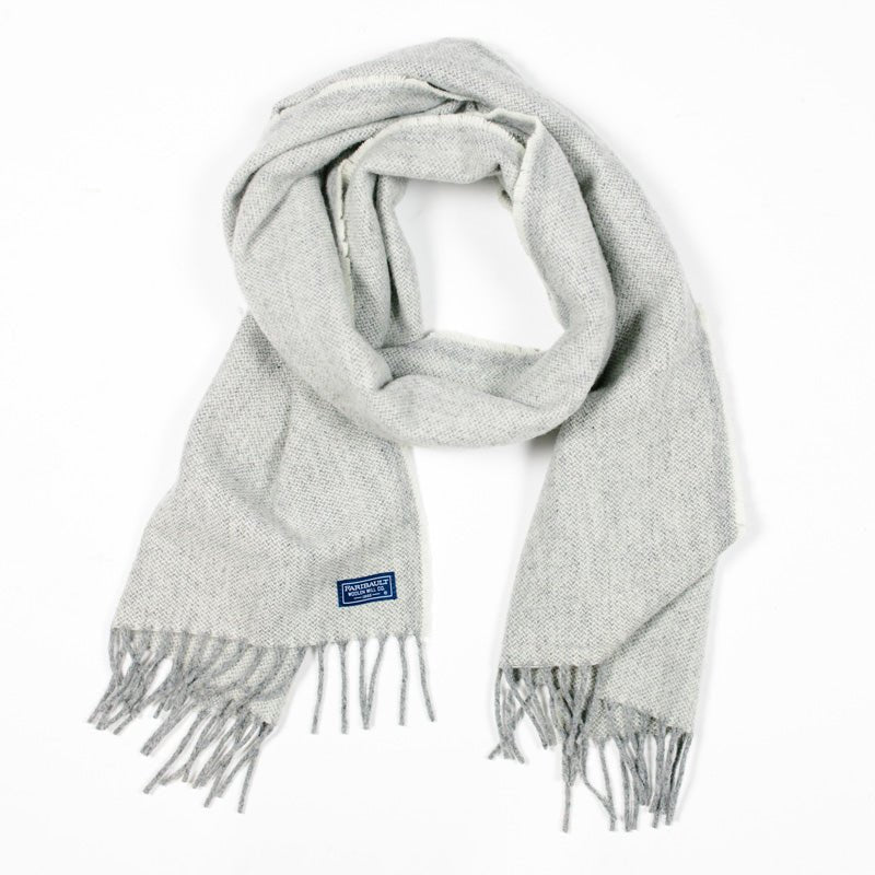 Ashby Twill 100% Merino Wool Scarf in Natural by Faribault Woolen Mills