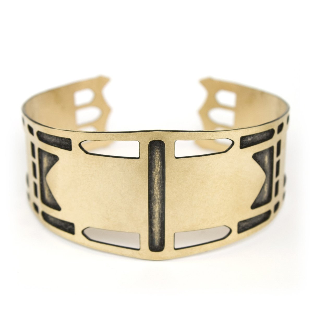 betsy & iya adjustable St. Johns Bridge cuff bracelet