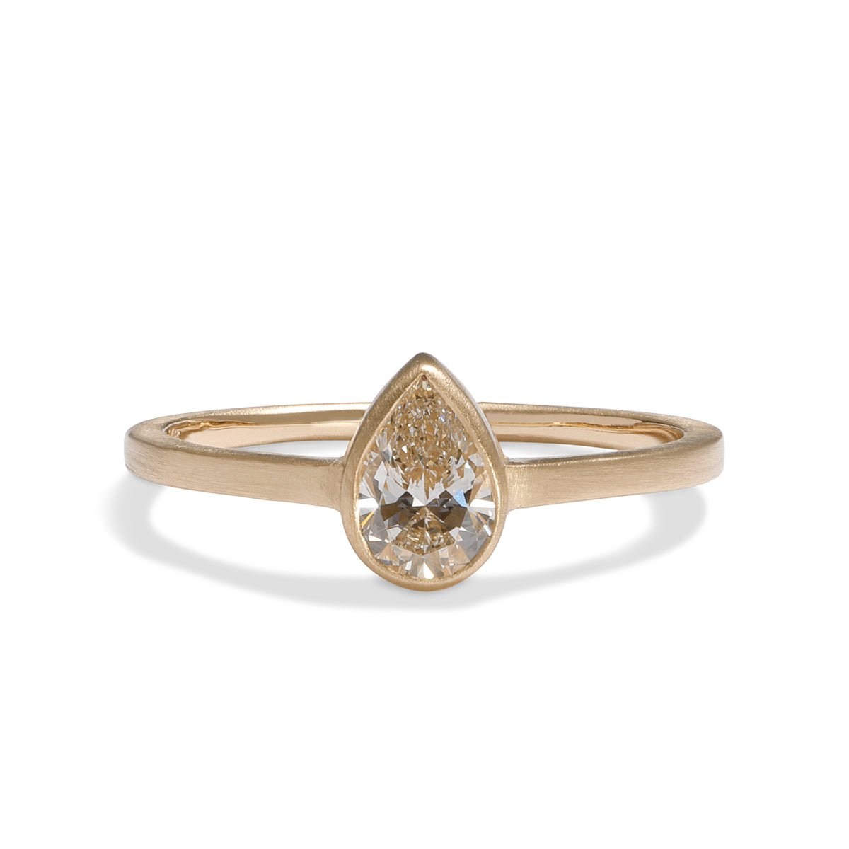 WERT 1690 € BICOLOR SOLITÄR BRILLANT RING 14 K factory GOLD vxlt 75898