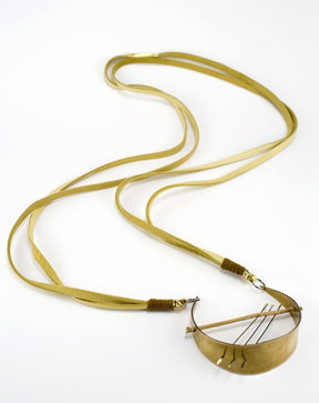 betsy & iya The Arkadiko necklace with suede