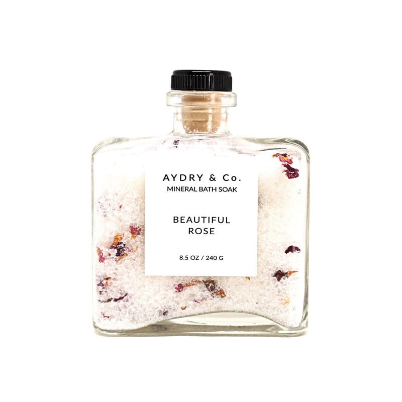 Beautiful Rose Mineral Bath Soak Aydry & Co