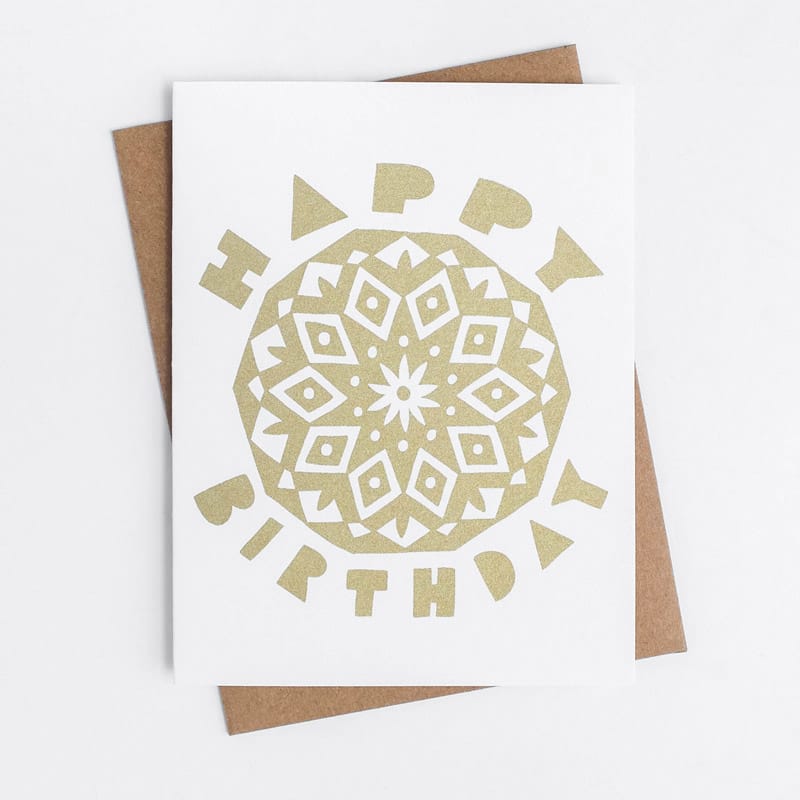 Birthday Mandala Worthwhile Paper Card