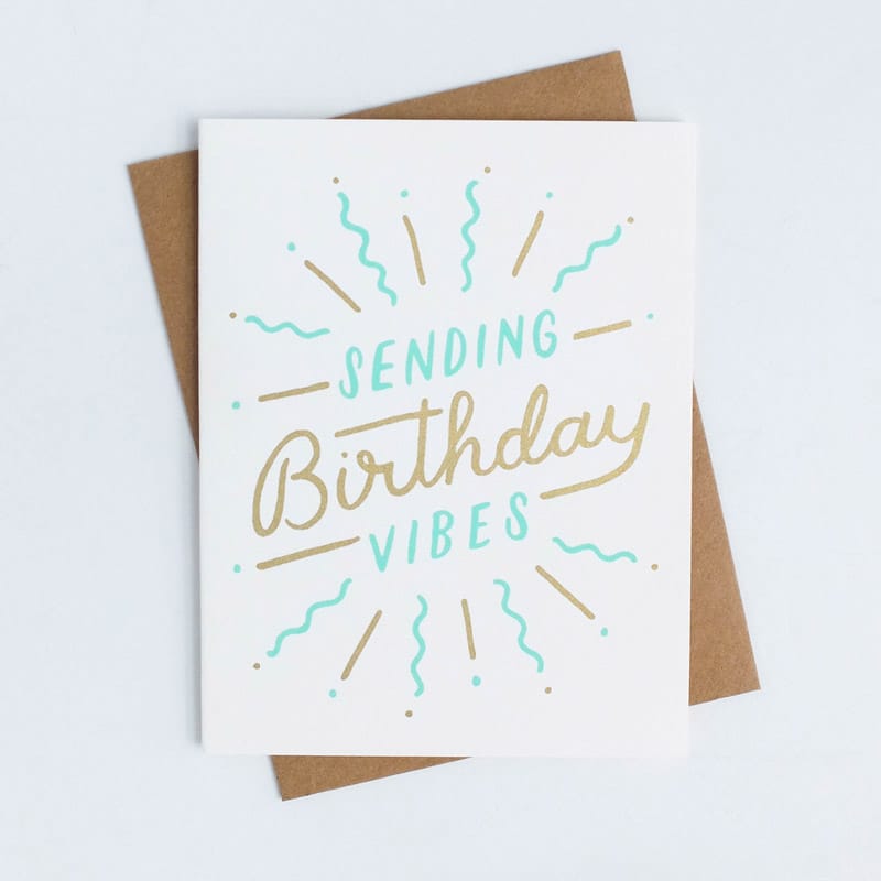 Birthday Vibes Worthwhile Paper Card