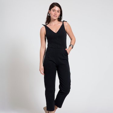 Slate Coveralls in Black