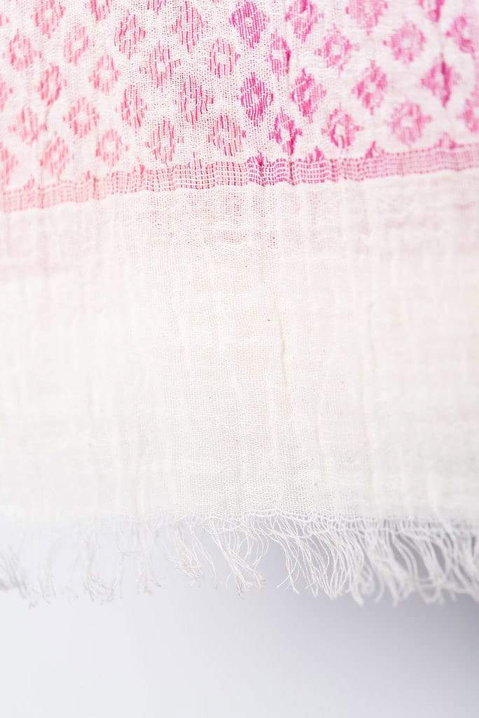 Bloom & Give Rita Cotton Scarf Rose