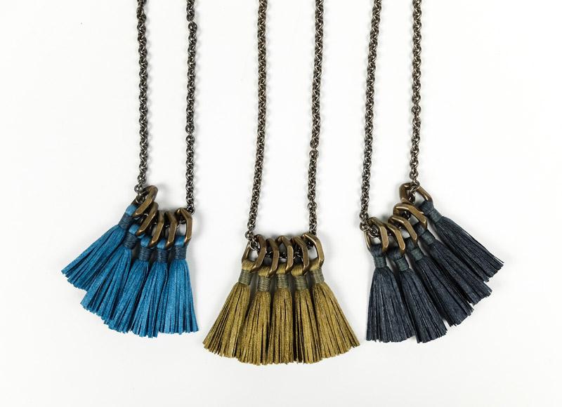 Boet Jewelry Silk Tassel Necklace