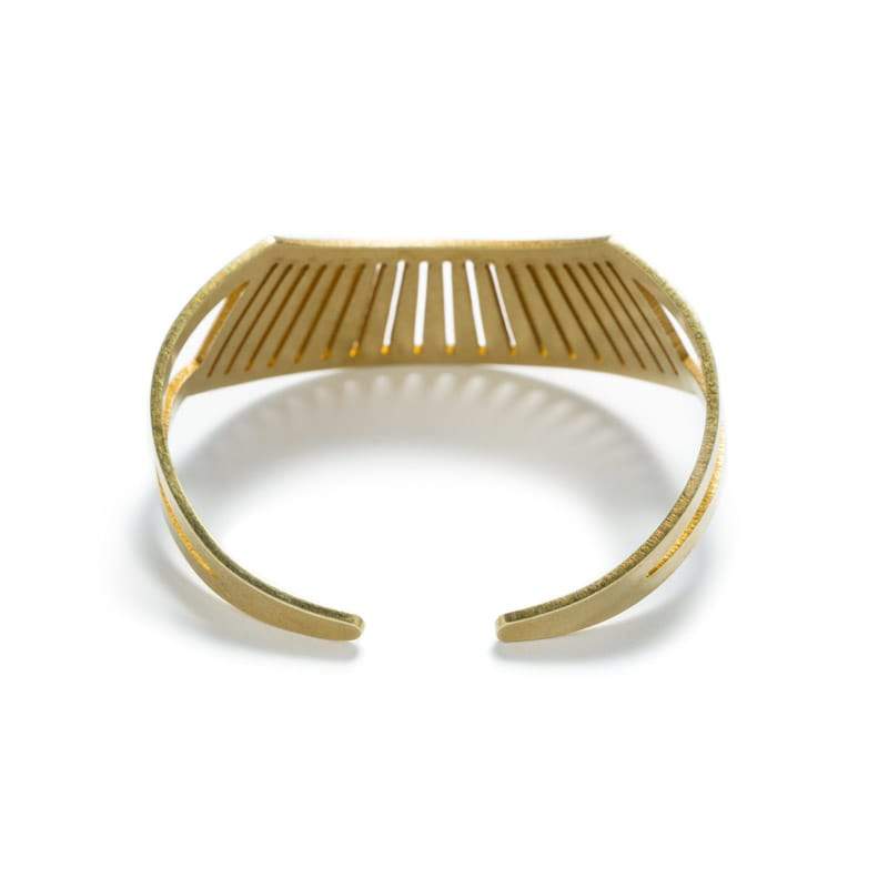 Canto Cuff adjustable Bracelet brass back