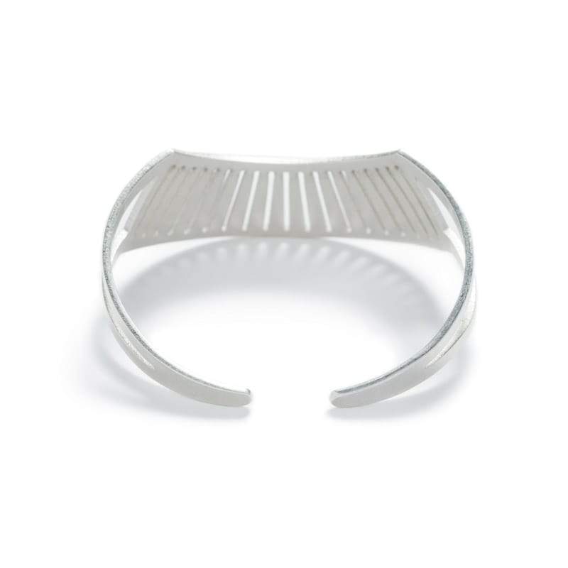 Canto Cuff adjustable Bracelet sterling silver back