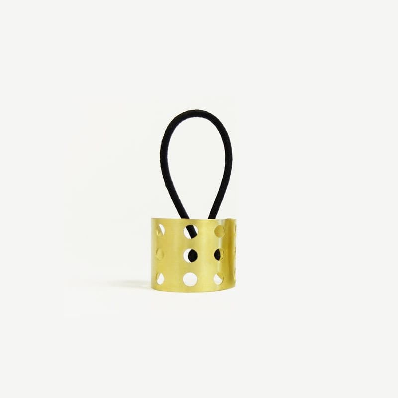 Caravan Pacific Perforated Metal Ponytail Holder Cuff