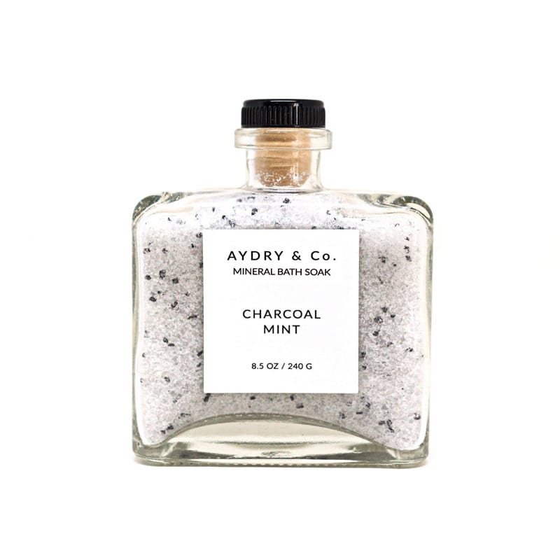 Charcoal Mint Mineral Bath Soak Aydry & Co