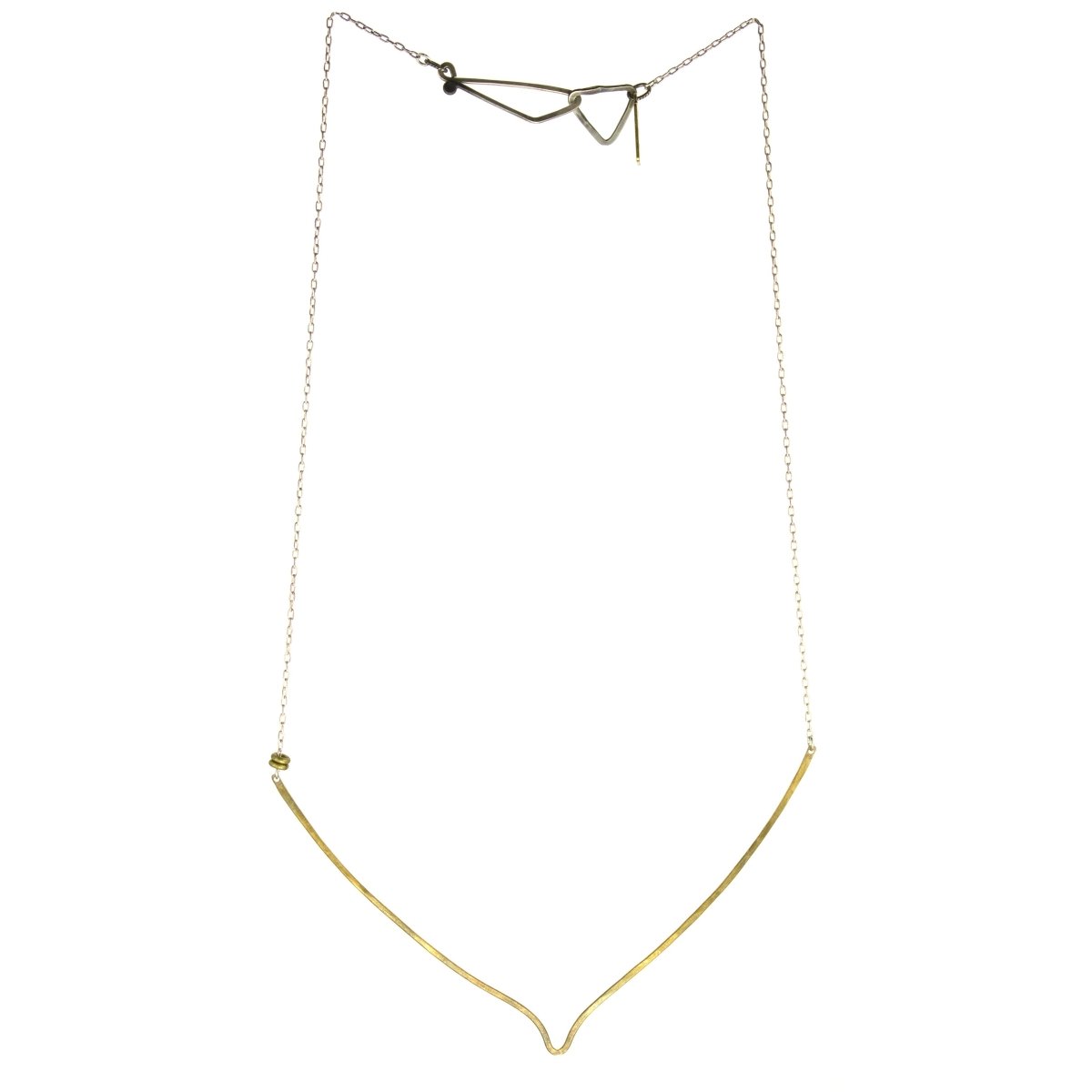 betsy & iya Southern Lights necklace with silver finish