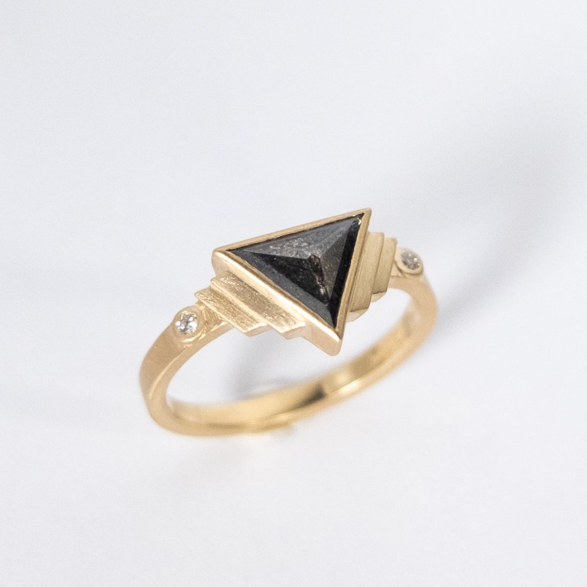 Triangle Diamond Ring