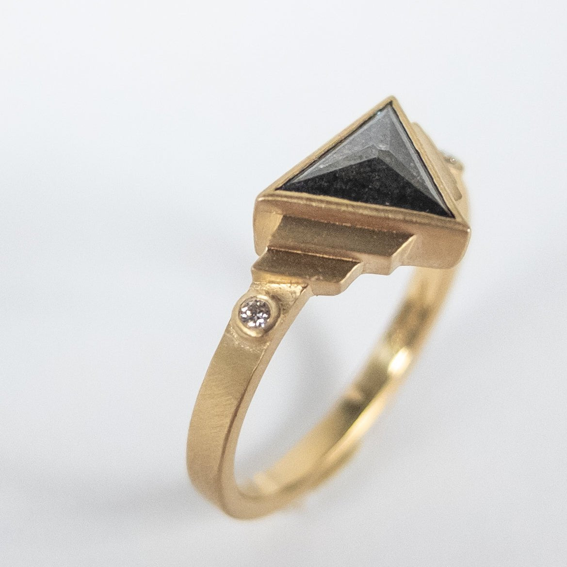 Triangle Diamond Ring