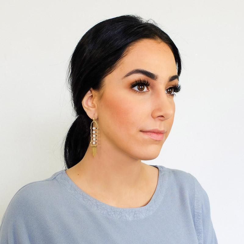 Demimonde Jewelry Pearl Earrings