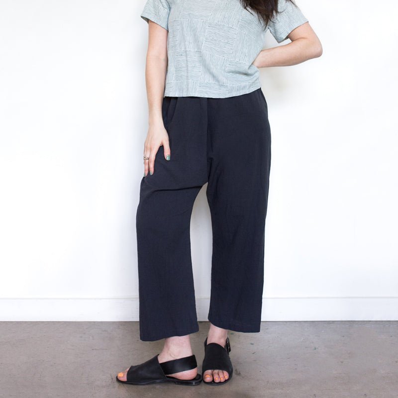 Charcoal Fine Cotton Pants