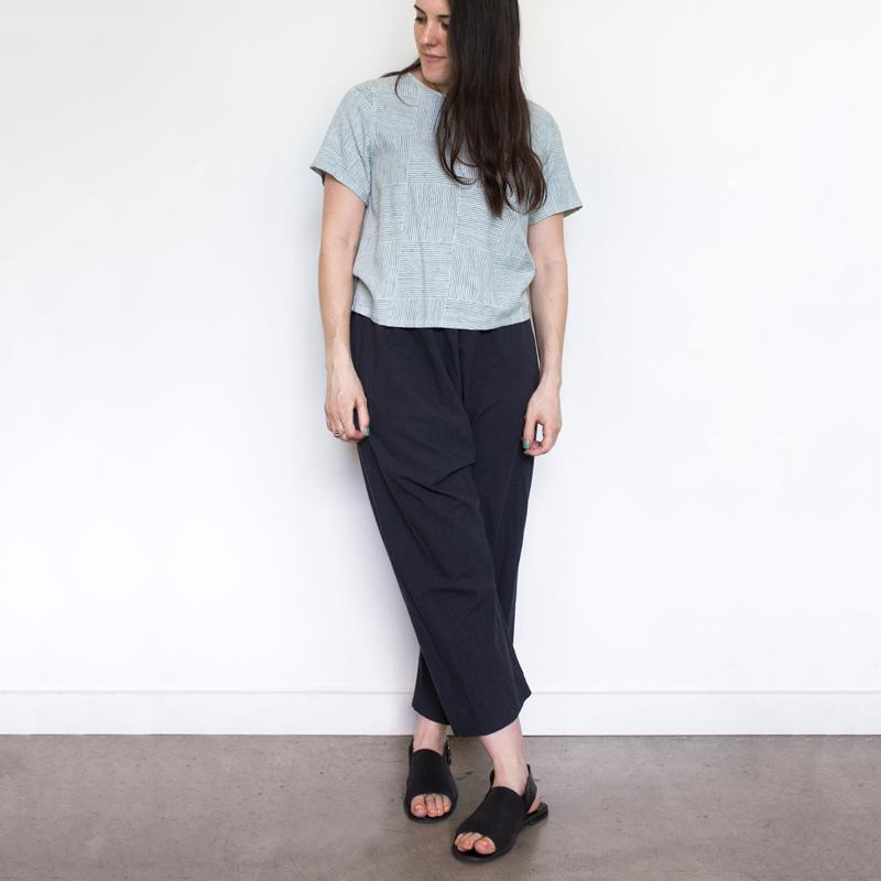 Charcoal Fine Cotton Pants