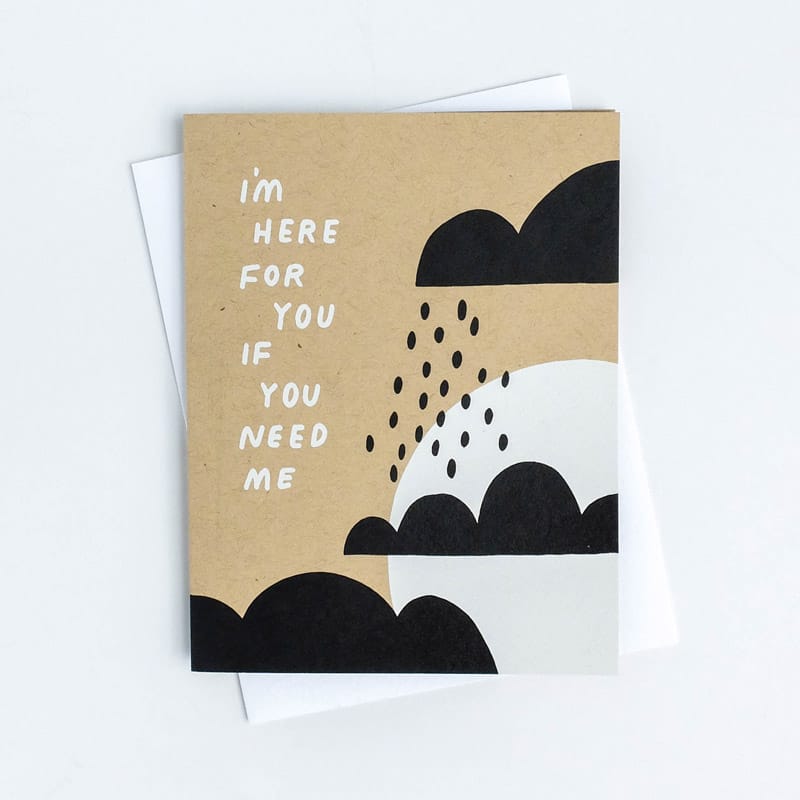 Here For You Worthwhile Paper Card