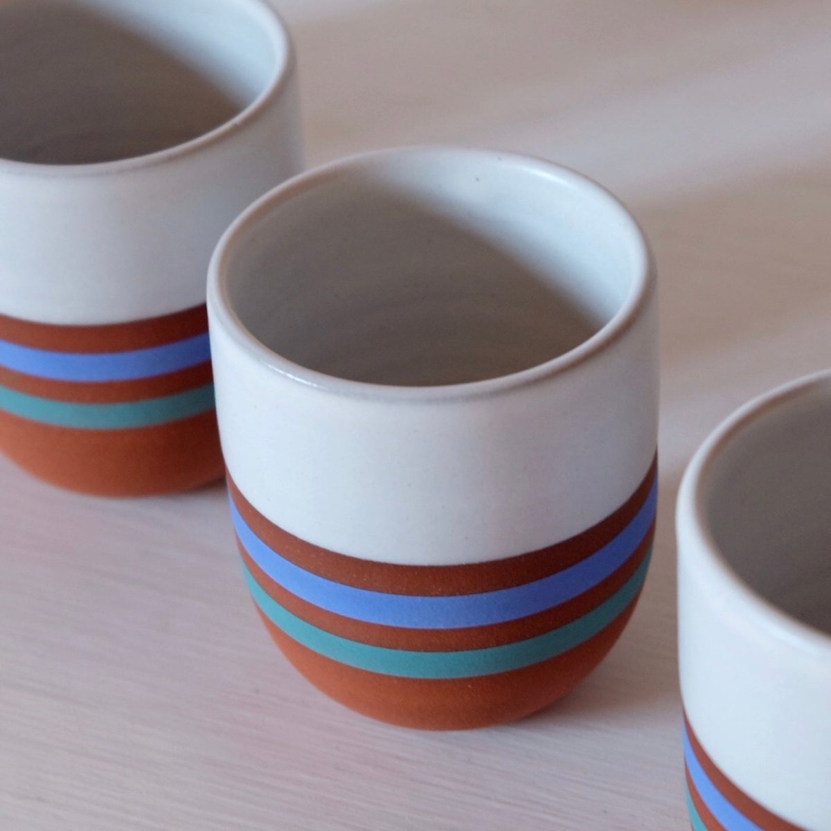 Handleless Mug in Ocean