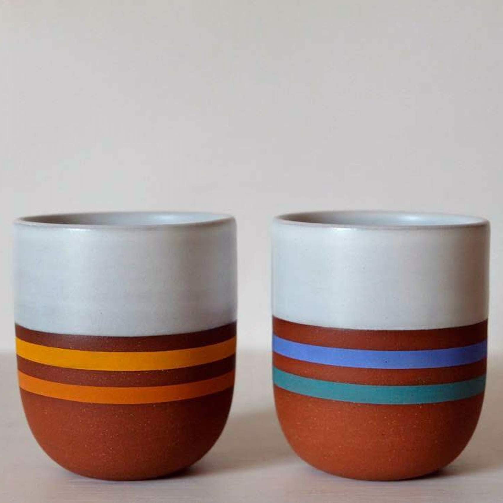 Handleless Mug in Ocean