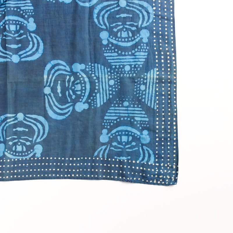 Ichcha Scarves handprinted Kali Scarf