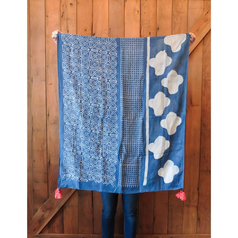 Ichcha Scarves Stars Tassel Scarf