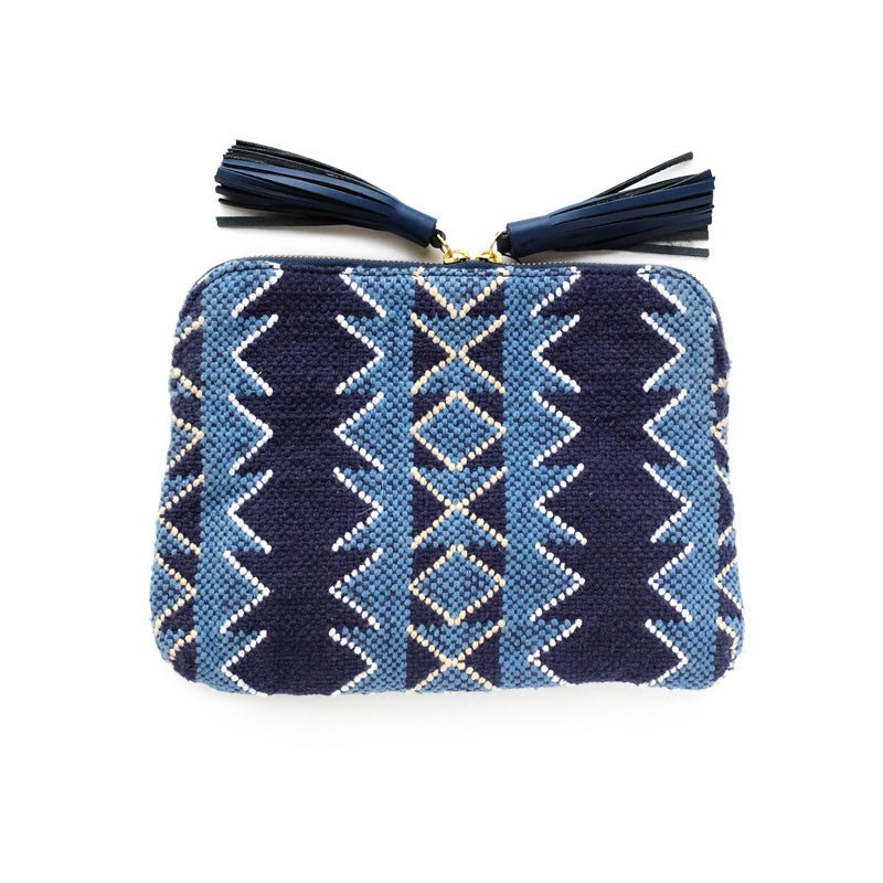 Kavya Clutch in Indigo