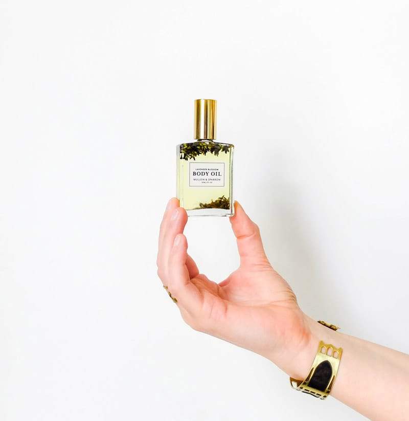 Lavender Blossom Body Oil Mullein & Sparrow