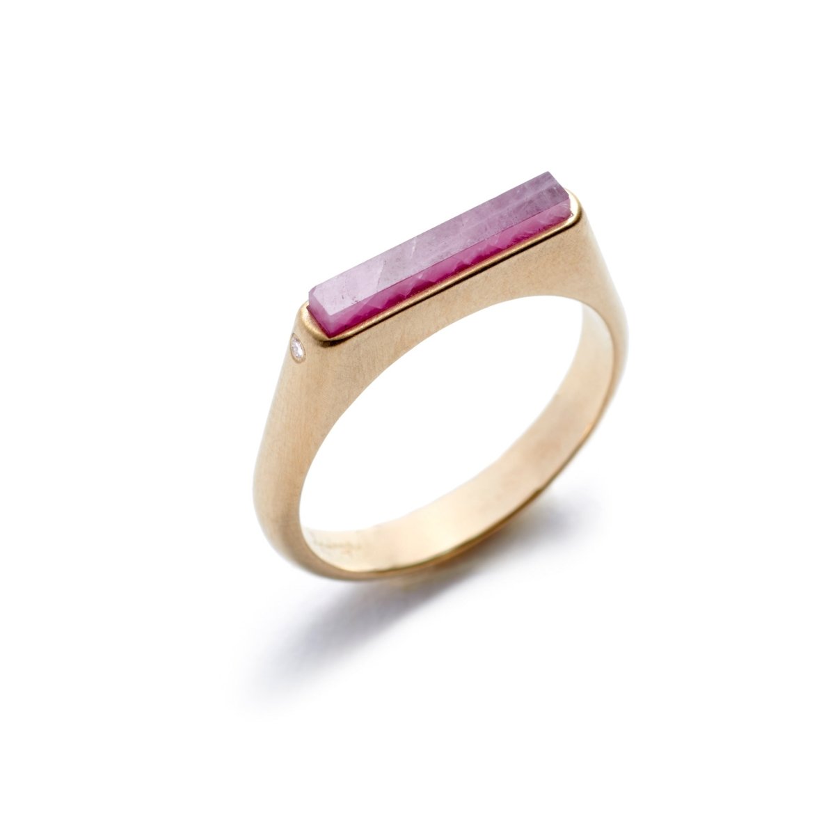 Lucet ring - Ruby