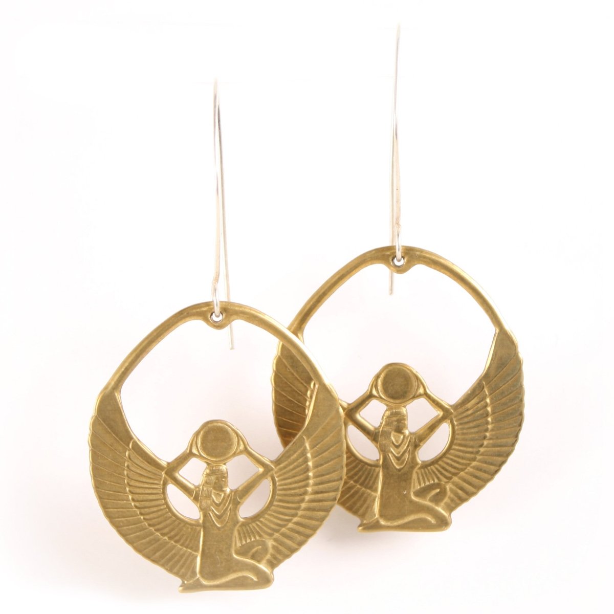 betsy & iya egyptian Isis earrings.
