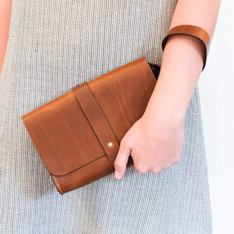 Martine Faro Clutch chestnut