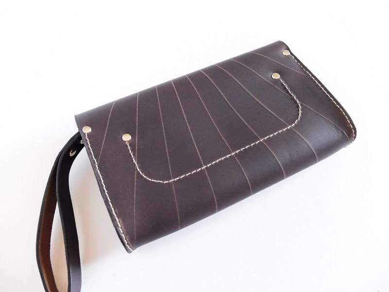 Martine Nazca Wristlet marsala