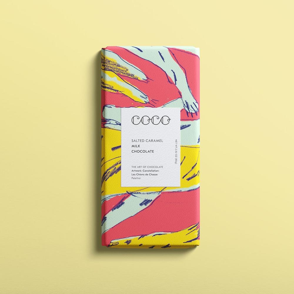 Coco Milk Chocolate Salted Caramel bar.