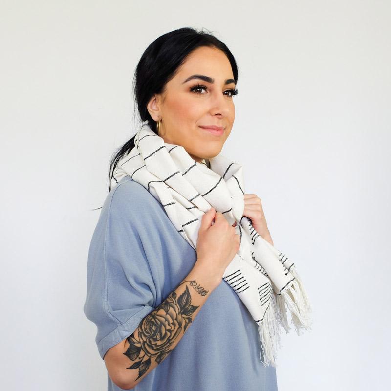 Minna Scarf Stripes & Blocks