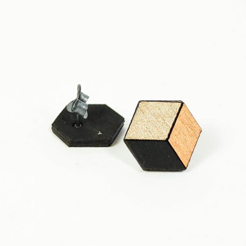 Molly M. Designs Cuboid Copper Stud Earrings