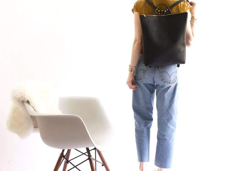 Nico Zip Top Backpack Black Neva Opet