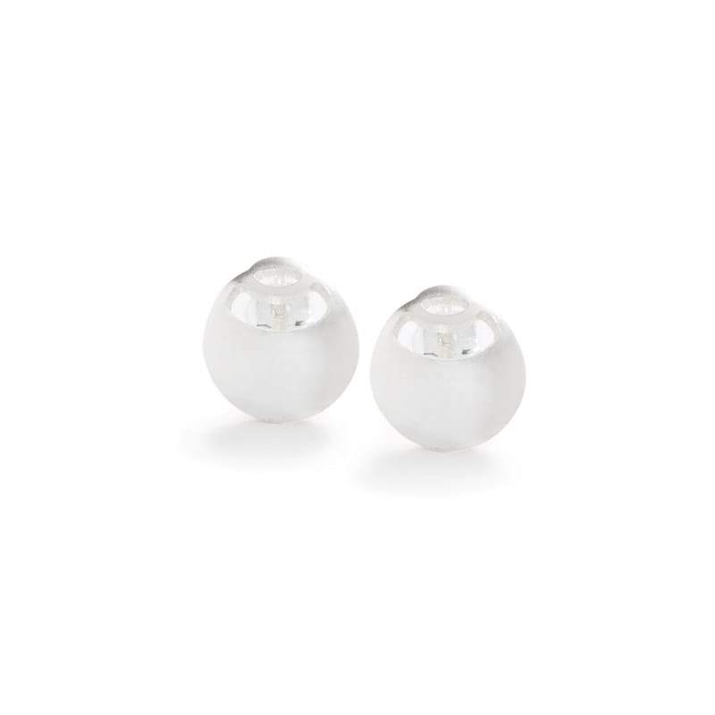 Nilo mini stud earrings in sterling silver front