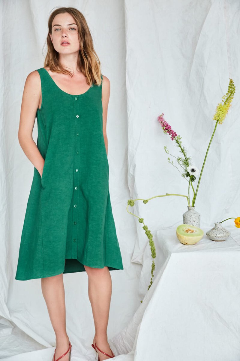 Nymphea Dress in Mahogany