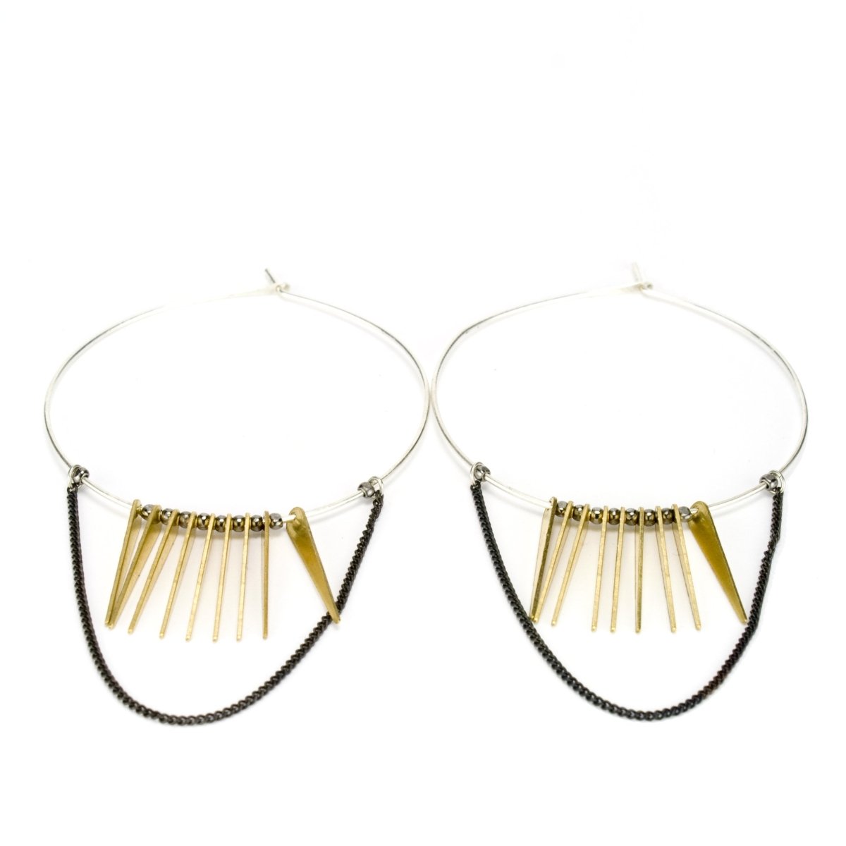 betsy & iya Conata Hoop earrings.