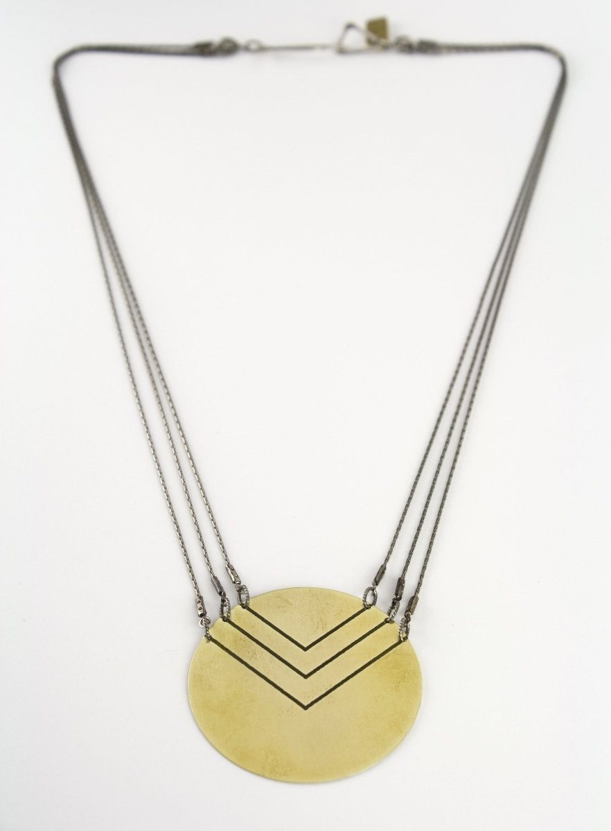 betsy & iya The Colonel necklace with mixed metals