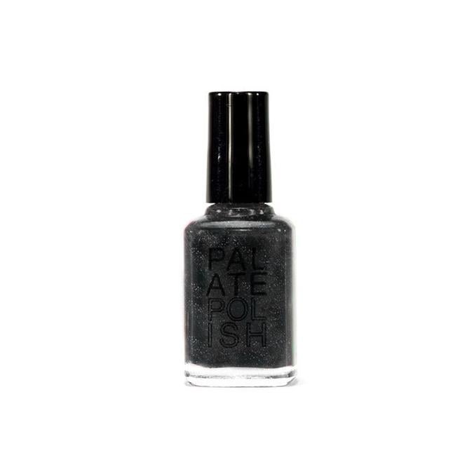 Palate Polish Vegan 5-Free (almost non-toxic) Nail Polish Black Pepper Sparkle