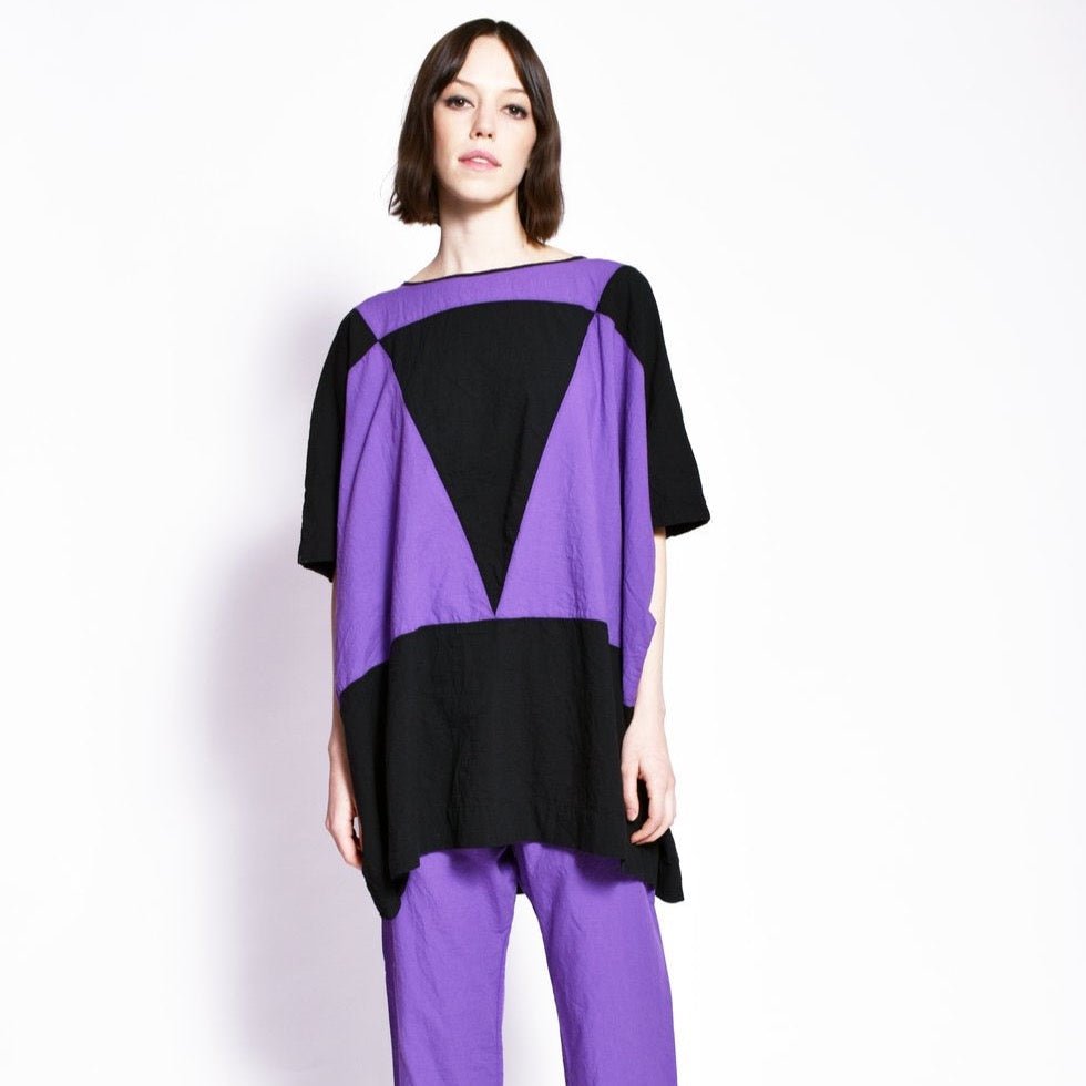 Triangle Dress in Purple