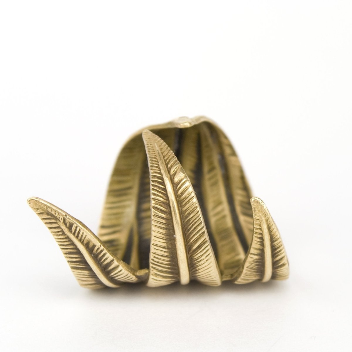 handmade Triple Feather ring