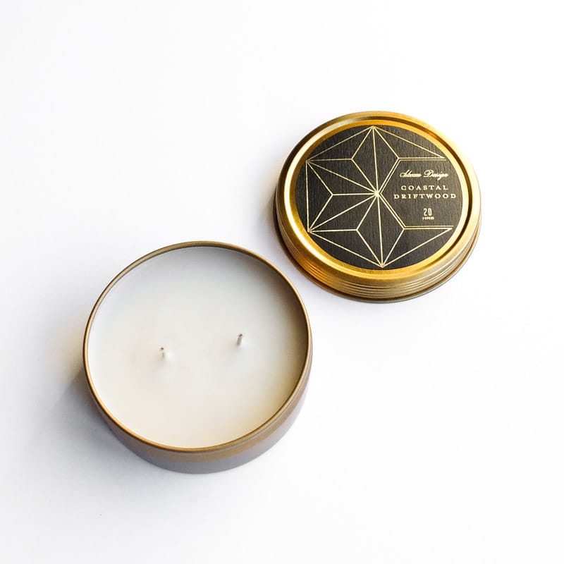 Skeem Design Axiom Travel Candle Coastal Driftwood