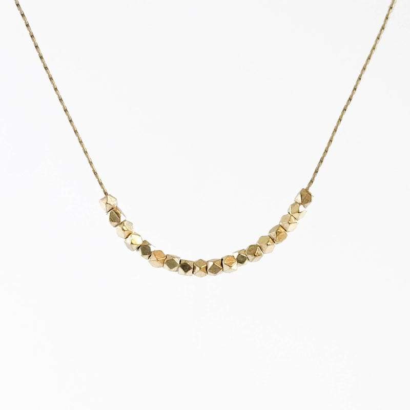 Faceted Bead Necklace