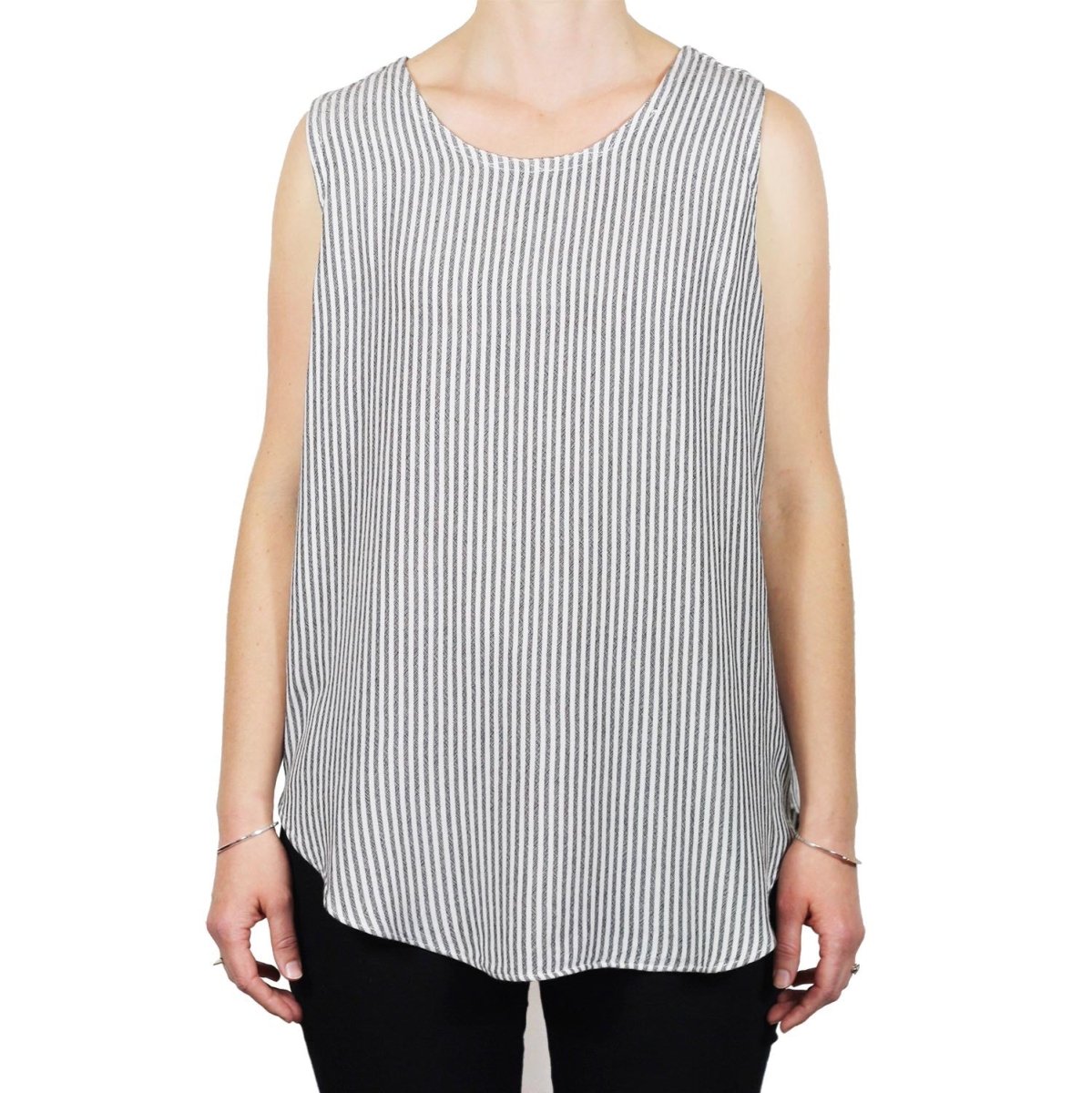 Tienda Ho Clothing Tank Top in Natural Stripe