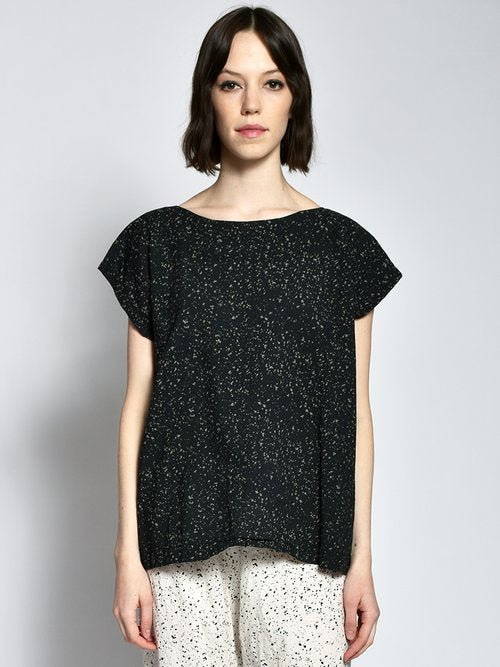 Tunic in Black Speckle